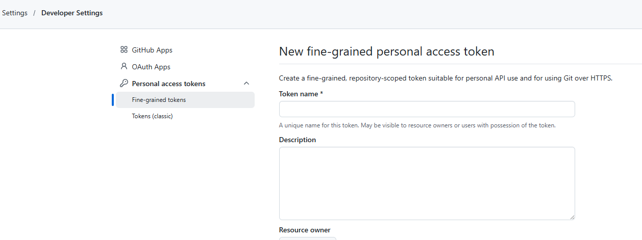 Generate new token